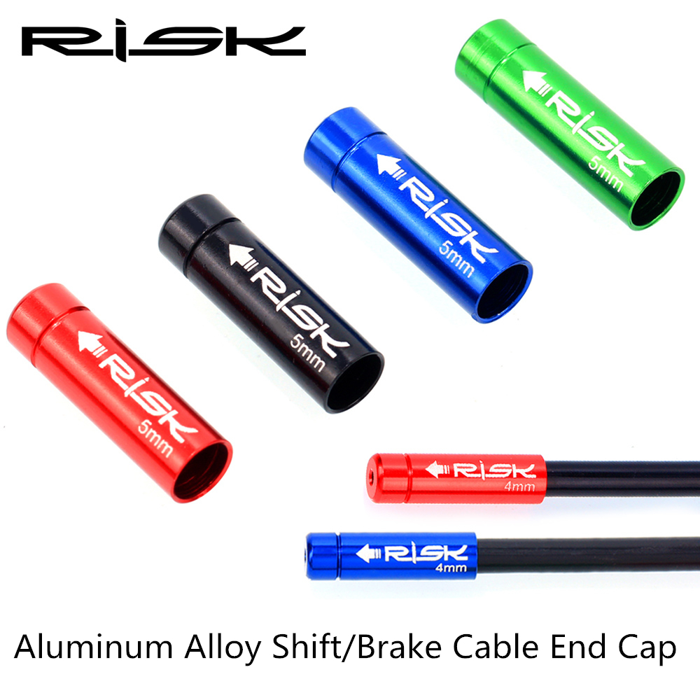 Wire Connector Cap - 10 Stück Aluminiumlegierung Fahrradkabel-Endkappen, 5 mm
