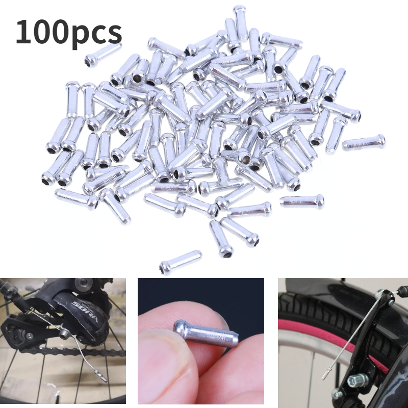 Wire Connector Cap - 100 stücke Fahrrad Kabel End Kappen