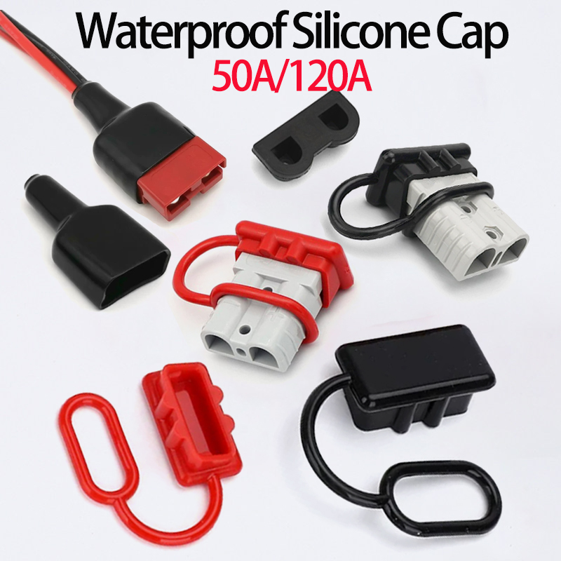 Wire Connector Cap - 1-5 Stück Silikon-Isolierte Wasserdichte Kappe 50A/120A