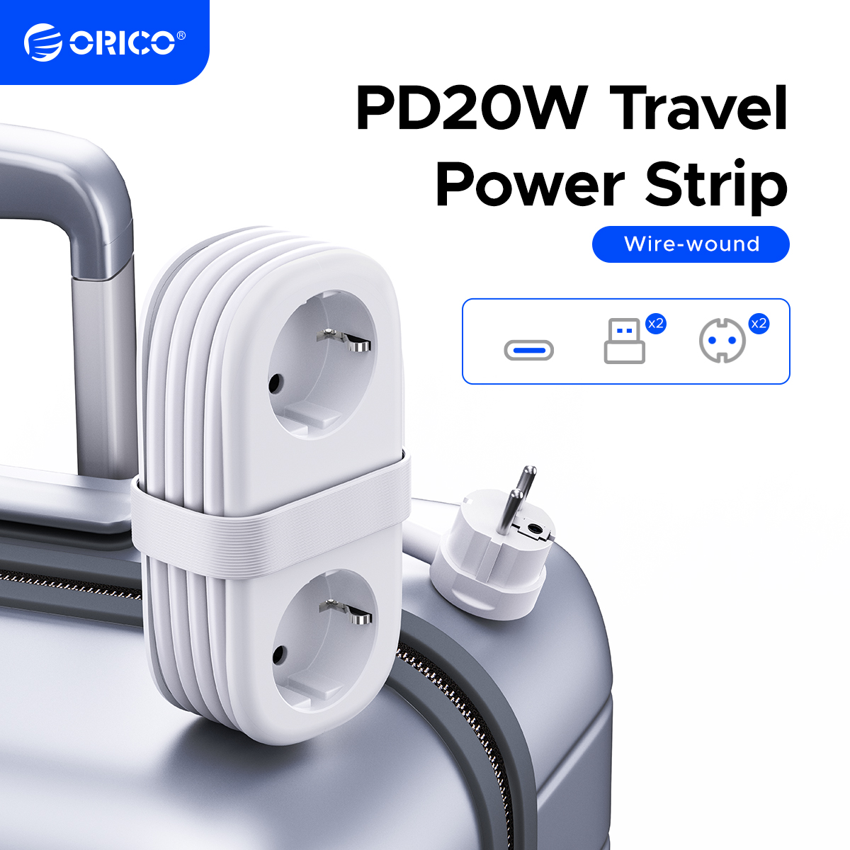 Home Improvement Outlet - ORICO 20 W EU-Stecker elektrische Steckdosenleiste