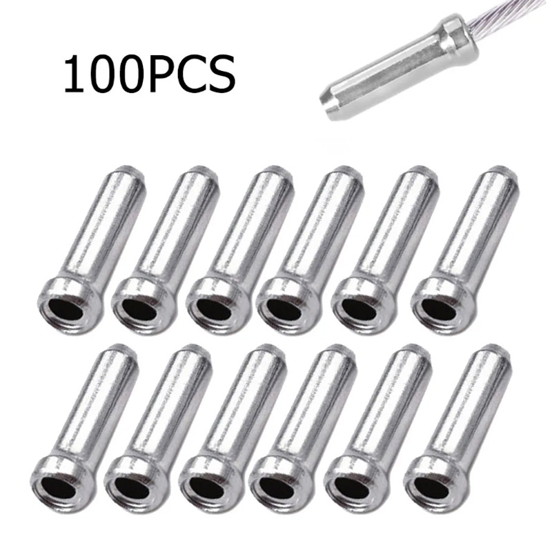 100 stücke Fahrrad Brems Shift – Wire Connector Cap Bewertung und Preis