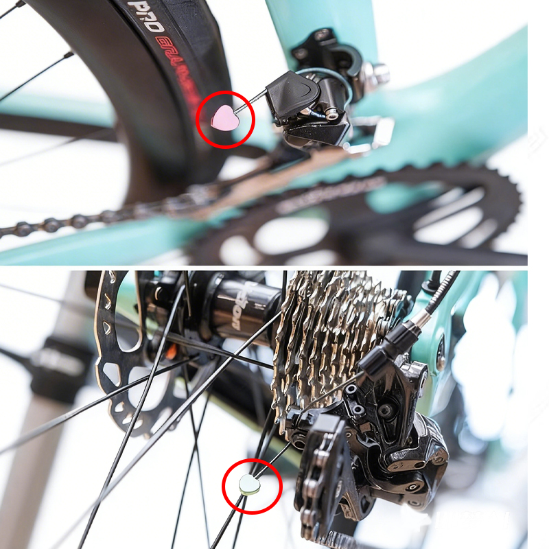 Fahrrad-Endkappen, herzförmige – Wire Connector Cap Bewertung und Preis