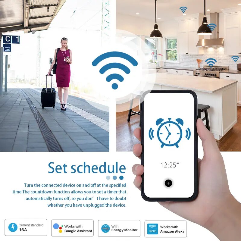 Smart EU Steckdose WiFi 20A EU – Home Improvement Outlet Bewertung und Preis